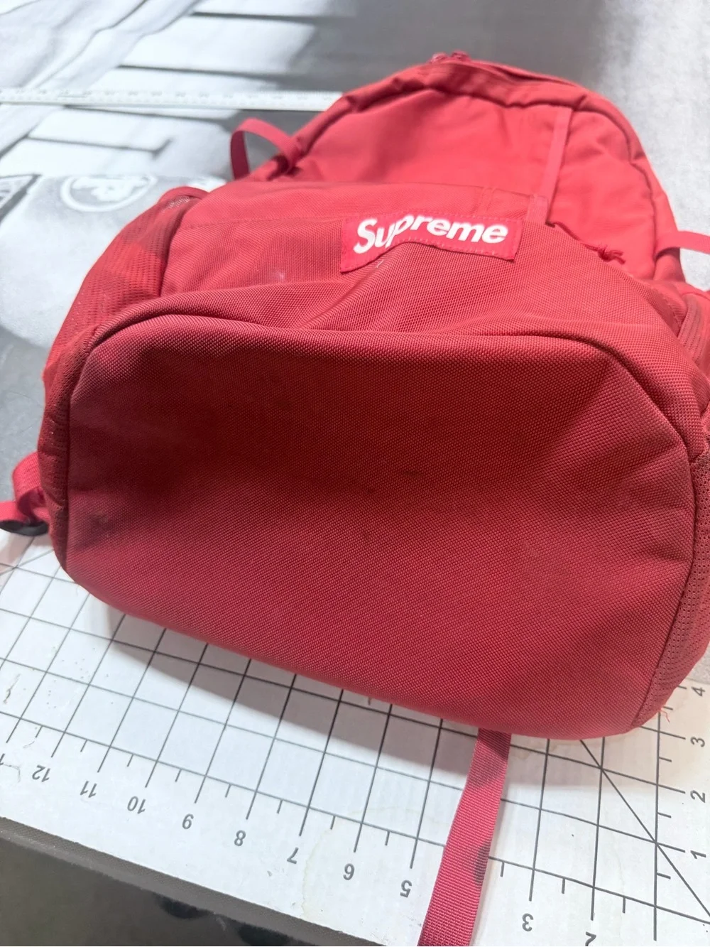 Supreme SS18 Red Backpack Bag